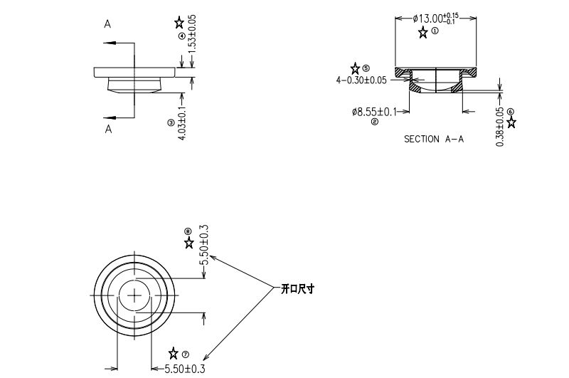 13mm Silicone One Way Degassing Valves